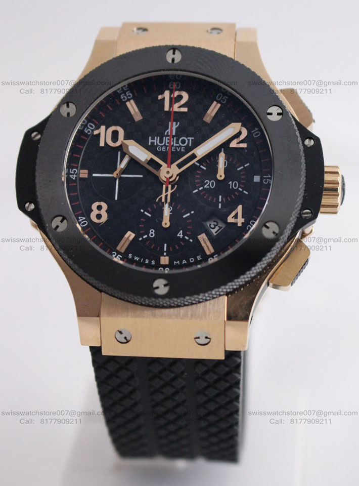 Hublot Big Bang Rose Gold SWISS ETA Watch India (2) blank