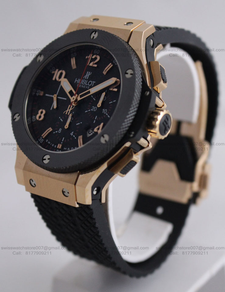Hublot Big Bang Rose Gold SWISS ETA Watch India (3) blank