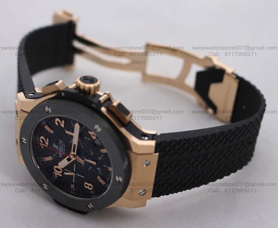 Hublot Big Bang Rose Gold SWISS ETA Watch India (8) blank
