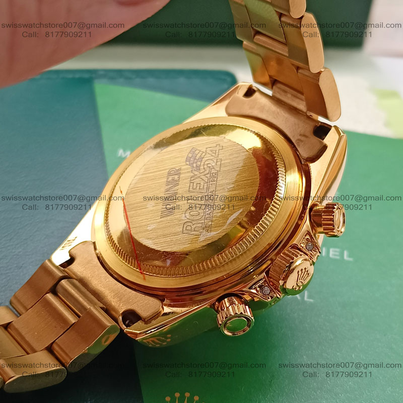 Rolex Daytona Rainbow Gold Mens Watch (3) blank